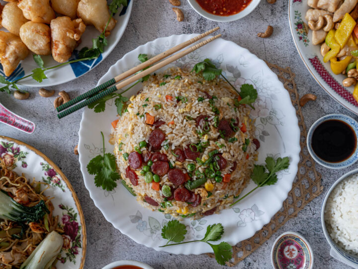 Eng CC]Lazy meals, Easy and Delicious Chinese Sausage and Rice