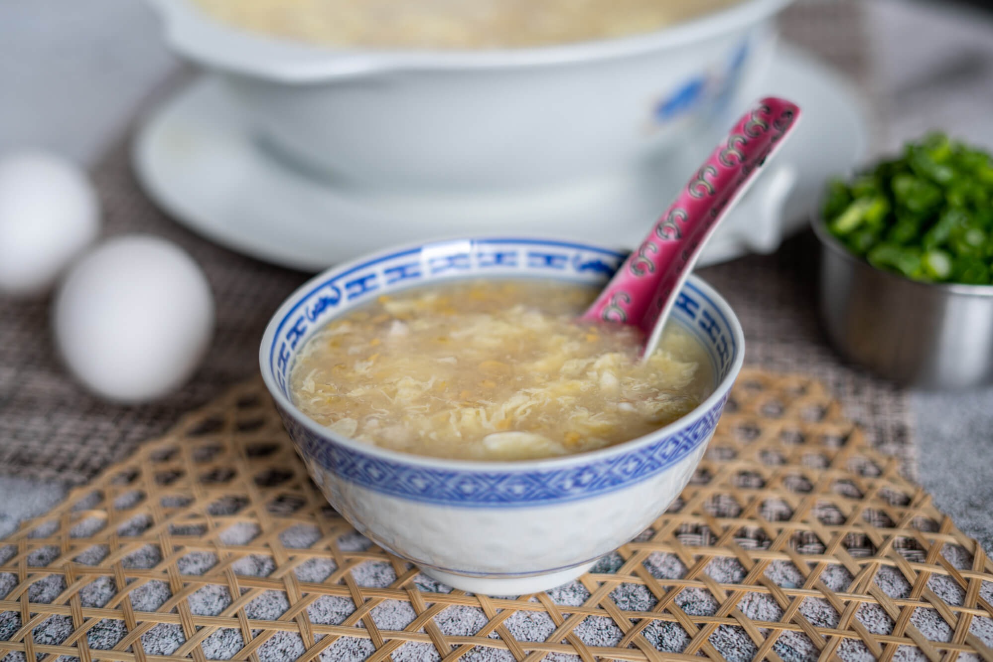 Chicken Corn Egg Drop Soup - CJ Eats Recipes