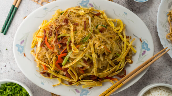 Quick Chinese-Style Vermicelli (Rice Noodles) Recipe
